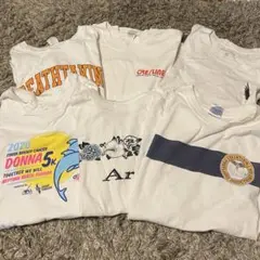 【古着卸】まとめ売り ベール 90s Tシャツ 6枚アソートセット　ホワイト