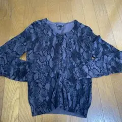 長袖カーディガン　ブラック　上着　エイチアンドエム　BASIC