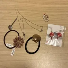 モチーフ系アクセサリー6点セット