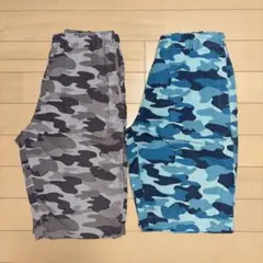 GU ハーフパンツ　迷彩　 150cm 2枚セット