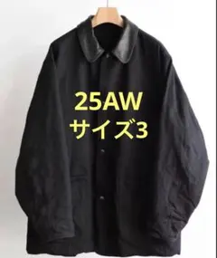 新品 COMOLI コモリ デニムレザーワークジャケット 25AW 襟レザー