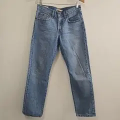 美品 リーバイス プレミアム ミディストレート デニムパンツ W26 L29