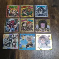 鬼滅の刃 コラボシール 9枚セット
