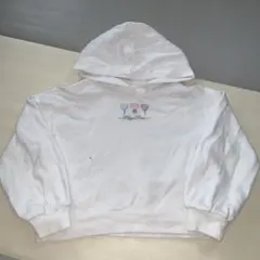 mezzo piano フード付きパーカー 130サイズ ホワイト