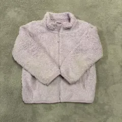 薄紫色フリースジャケット