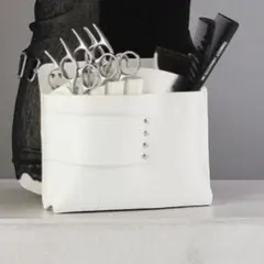 ✂再入荷✂ 【4色展開】シザー6丁収納可能！多機能 シザーケース ホワイト