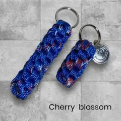 パラコード　キーホルダーチャーム付き