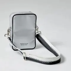 beautiful people ミニスクエアショルダーバッグ　シルバーのサムネイル