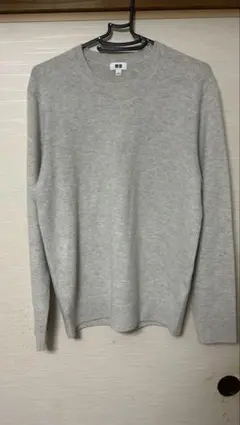 カシミヤクルーネックセーター