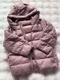 UNIQLO ユニクロ ウルトラライトダウン キッズ 120 くすみピンク