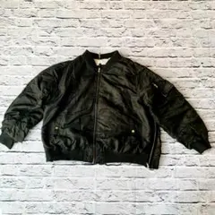 STEVE MADDEN ボア裏地 MA-1 ブルゾン ジャケット カーキ 3X