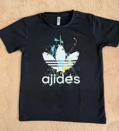 ajides 釣りパロディ 半袖Tシャツ 黒S〜Mのサムネイル