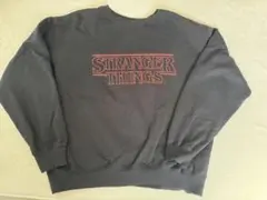 【希少】GU × ストレンジャーシングス コラボ スウェット 黒XLサイズ 公式