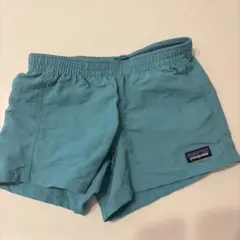 キッズpatagonia ショートパンツ S (7-8) 水色