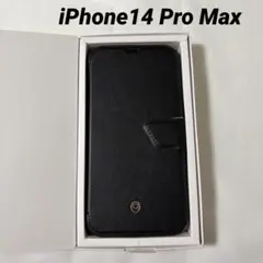 iPhone14Pro MAX 手帳型ケース マグネット 大容量カード入れ 黒