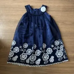 美品 Jona Michelle ドレス 発表会 ネイビー 110