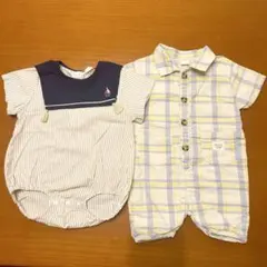 ベビー用　80センチ　夏用ロンパースセット