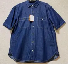 デニム　シャツ　チュニック　未使用　タグ付き