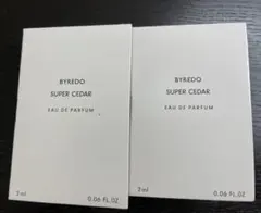 BYREDOバイレード SUPERCEDARスーパーシダー サンプル２ml×2本のサムネイル