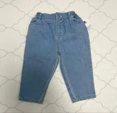 【新品】　& mignon バースデイ　デニムパンツ　80