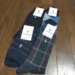 Hush Puppies ソックス 25-27cm 4足セット