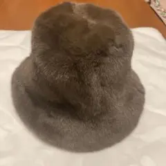 最終価格　茶色 ファー バケットハット
