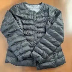 ユニクロ　キッズ　ノーカラージャケット　ブラック　120cm