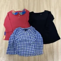 90 長袖 Tシャツ 長T 3枚 まとめ売り