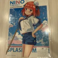 5等分の花嫁一番くじ （L賞二乃クリアポスター）