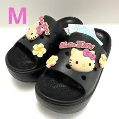 【極美品】日焼けギャルキティ 厚底サンダル ブラック サンリオ レディース Mのサムネイル