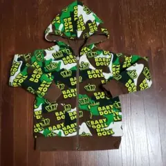 BABY DOLL　ベビードール110cm茶色リバーシブル パーカー