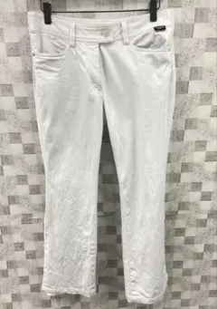 ★美品★ marie claire マリクレール　ゴルフ　パンツ　ホワイト　M