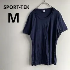 SPORT-TEK 【M】　スポーツ　ネイビー 半袖　Tシャツ　トレーニング