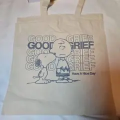 スヌーピー　帆布トートバッグ　チャーリーブラウン　Peanuts　トートバッグ