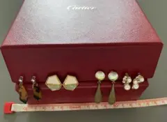 小粒 イヤリング 4点セット 耳痛くない まとめ売り