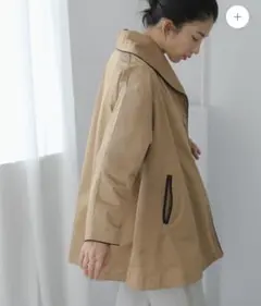 美品☆Bou Jeloud パイピングカラーコート