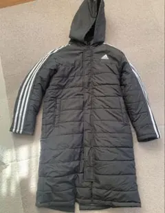 子供用　150 アディダス　ベンチコート　黒