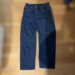MUJI 無印良品　ワイドデニム W30xL29