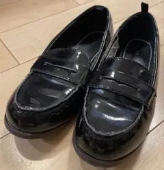 ブラック ローファー キッズシューズ 22cm