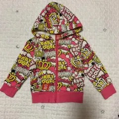 ＊ベビードール　パーカー　裏起毛　80センチ　女の子のサムネイル