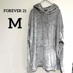 FOREVER 21【M】メンズ グレー パーカー