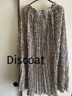 Discoat レオパード柄プリーツスカートのサムネイル