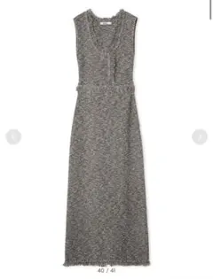 ツイードニットワンピース snidel スナイデル 新作 ラメMIX ミックス