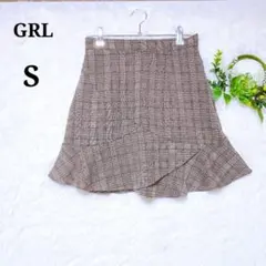 グレイル キュロットスカート フリル マーメイド 裏地付き S