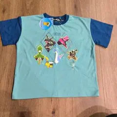 ポケモン Tシャツ 110cm 水色 新品未使用 半袖 綿