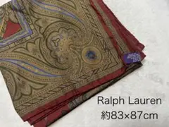 Ralph Lauren ペイズリー柄スカーフ 約83x87cmのサムネイル