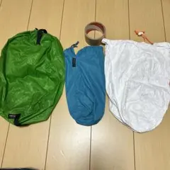 モンベル他　スタッフバッグ 3点セット アウトドア 登山
