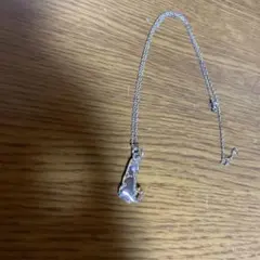 猫型シルバーネックレス