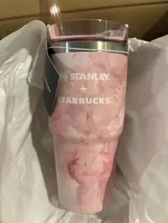スターバックスSAKURA2026 ステンレスタンブラーSTANLEYマーブル