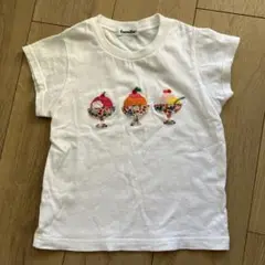 familiar アイスクリーム刺繍 Tシャツ 100cm
